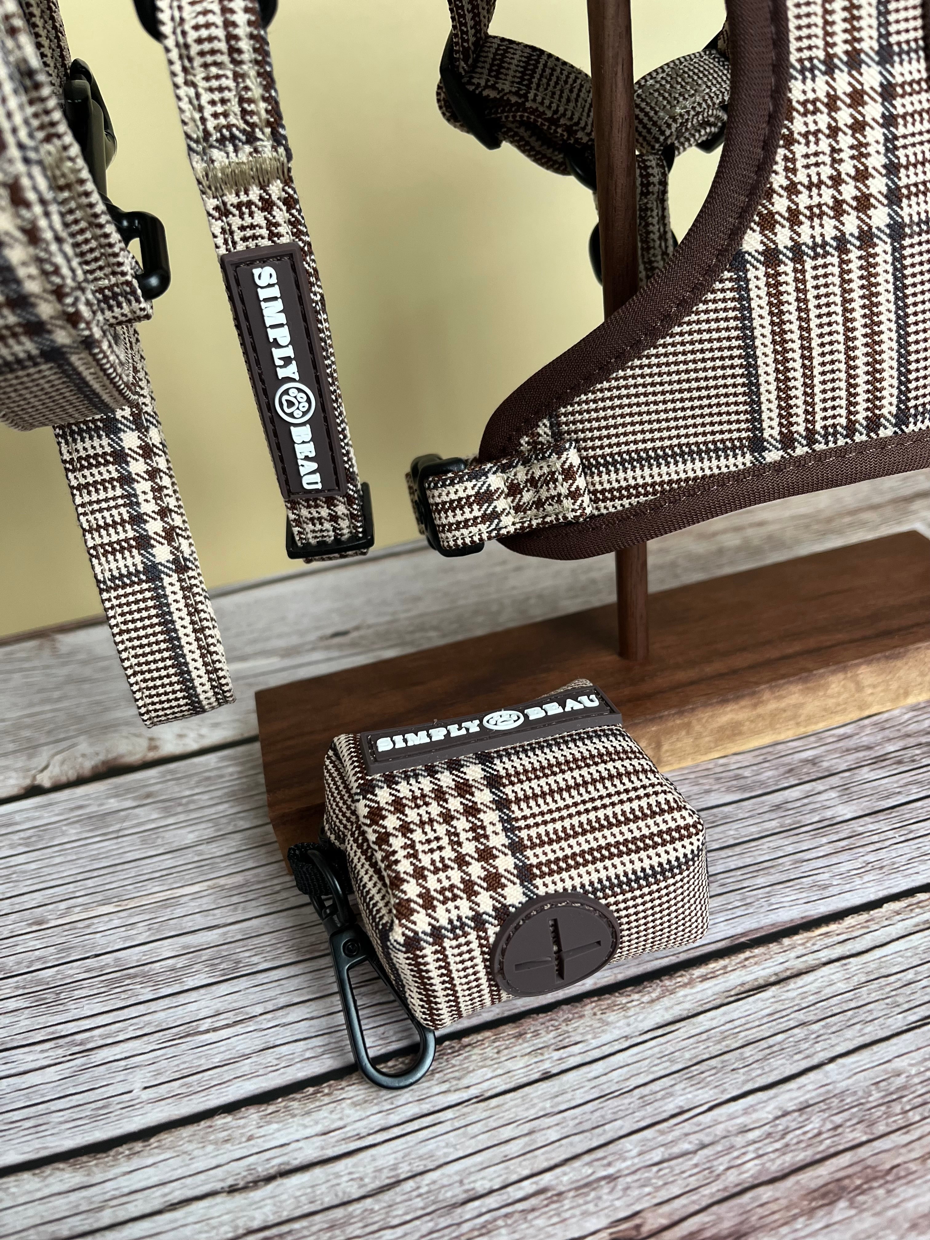 Pawsh Plaid Poop Bag Holder